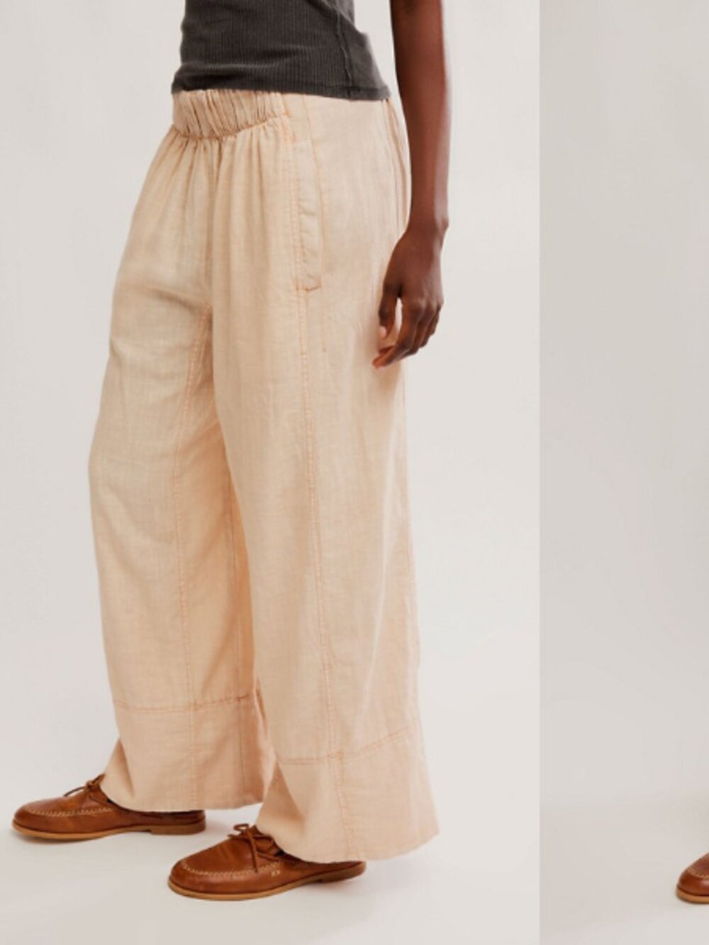Days End Linen Pull-On Pants